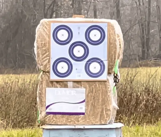 Hay Bale Crossbow Targets
